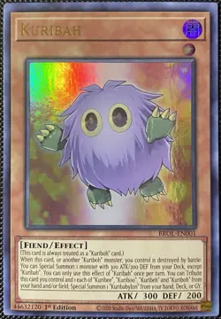 Kuribah BROL-EN001 Brothers of Legend 1st Edition - Yugioh Card - Image 1
