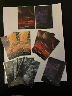 Magic the Gathering Edge of Eternity Full Art Land Lot of Ten Cards - Image 1