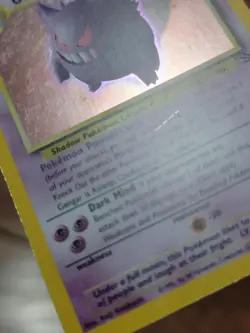 LP Gengar 5/62 Fossil Holo Rare Pokemon Card - Image 2