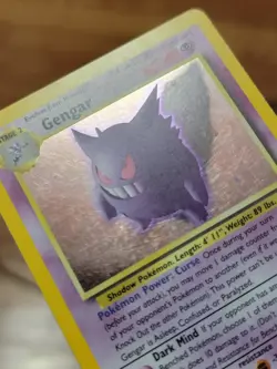 LP Gengar 5/62 Fossil Holo Rare Pokemon Card - Image 3