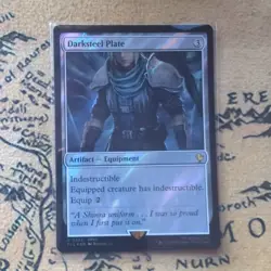 Darksteel Plate (Surge Foil) Commander: Final Fantasy Surge Foil NM - Image 1
