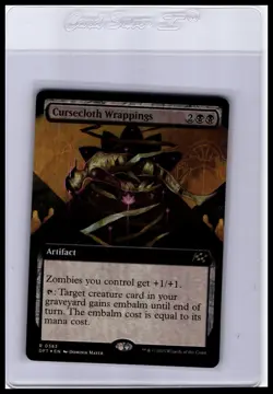 Aetherdrift #383 Cursecloth Wrappings (Extended Art) Foil - Image 1