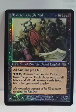 FOIL BALTHOR THE DEFILED EX UNPLAYED JUDGEMENT MTG MAGIC GATHERING (M22) - Image 1