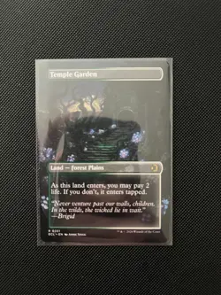 Temple Garden (Borderless) - Lorwyn Eclipsed (ECL) #351 MTG - Image 2