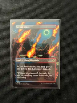 Steam Vents (Borderless) - Lorwyn Eclipsed (ECL) #348 MTG - Image 2