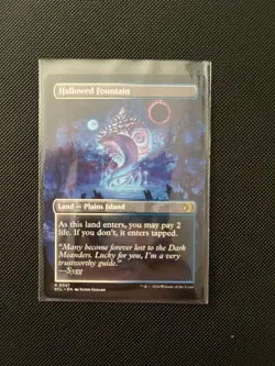 Hallowed Fountain (Borderless) - Lorwyn Eclipsed (ECL) #347 MTG - Image 2