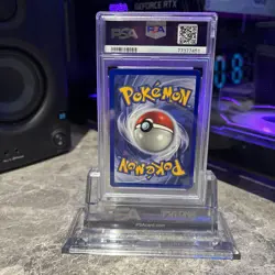 1999 Pokemon Pikachu E3 Stamp Yellow-Cheeks PSA 9 Mint - Image 3