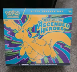 Pokemon TCG - Ascended Heroes ETB Elite Trainer Box — Sealed! Same Day Shipping! - Image 1