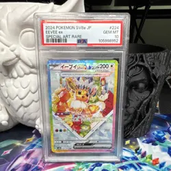 Pokemon Eevee ex Sv8a Terastal Fest Ex 224/187 Special Art Rare Holo PSA 10 - Image 1
