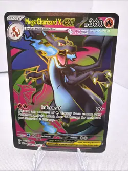 Pokemon Mega Charizard X Full Art Ultra Rare Phantasmal Flames English 109/094 - Image 1