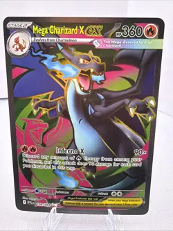 Pokemon Mega Charizard X Full Art Ultra Rare Phantasmal Flames English 109/094 - Image 2