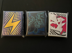 Pokemon TCG Sleeves Lot Of 3 Surging Sparks , Phantasmal Flames And White Flare - Image 1