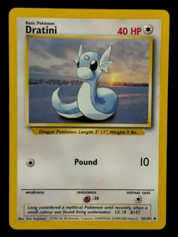Dratini - 26/102 Base Set 1999-2000 - WOTC - Pokemon TCG - Image 1