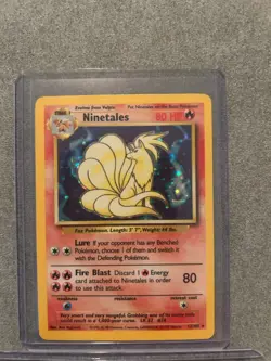 Pokemon TCG Ninetales 012/102 Base Set Holo - Image 1