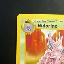 Pokemon Vintage 1st Edition Nidorino 037/102 Base Set (Shadowless) 1999 Wotc - Image 2