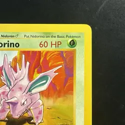 Pokemon Vintage 1st Edition Nidorino 037/102 Base Set (Shadowless) 1999 Wotc - Image 3