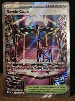 Pokemon TCG Holo Ultra Rare Full Art Battle Cage 116/094 Phantasmal Flames - Image 1