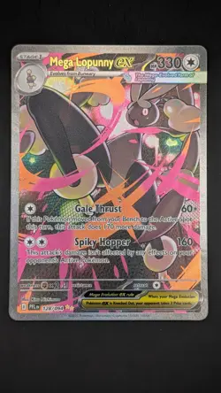 Pokemon TCG Mega Lopunny ex 128/094 Phantasmal Flames SIR 330 HP Holo NM - Image 1