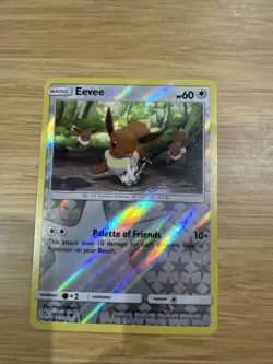Eevee 105/156 Reverse Holo SM - Ultra Prism Pokemon Card NM - Image 1