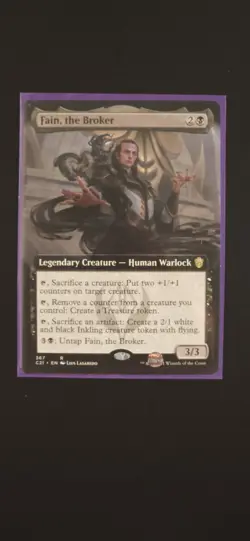 Fain, the Broker (Extended Art) Commander 2021 Regular - Image 1