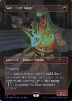 MTG Soul-Scar Mage (190) | NM Foil | Secret Lair Fiona Staples {SLD} - Image 2