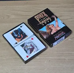 Magic The Gathering Poker Decks 1998 MTG Art Face Cards x2 Unsealed full sets - Image 2