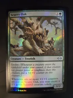 Scurry Oak NM FOIL Modern Horizons 2 MTG FREE SHIPPING - Image 1