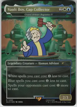 MTG Vault Boy Cap Collector Grand Arbiter Rainbow Foil NM Secret Lair Magic 1483 - Image 1