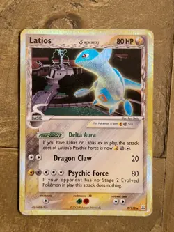 2005 Pokemon Delta Species LATIOS 9/113 Holo Rare Vintage PSA 1 CONTENDER HP - Image 1