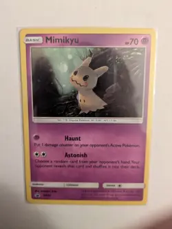 Cosmos Holo Mimikyu Black Star Promo SM29 Pokemon TCG - Image 1