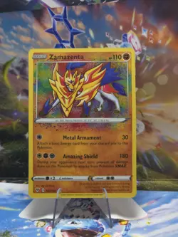 Zamazenta 102/185 (NM) - SWSH04: Vivid Voltage - Amazing Rare - Pokemon TCG - Image 1
