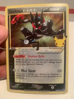 Greninja Gold Star SWSH144 Black Star Promo Celebrations Pokemon TCG - Near Mint - Image 4