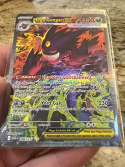 Pokemon Mega Gengar ex 284/217 - Ascended Heroes SIR - Pack Fresh / Mint - Image 1