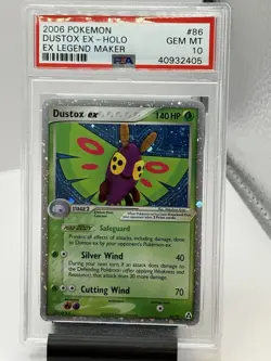 2006 Pokemon Dustox ex Legend Maker 86/92 PSA 10 GEM MINT POP 56! - Image 1