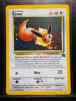 Pokemon [B++] Eevee Holo Black Star Promo 11/53 - Image 1