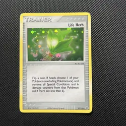 Pokemon TCG Life Herb - 93/112 Reverse Holo EX Fire Red Leaf Green - Image 1