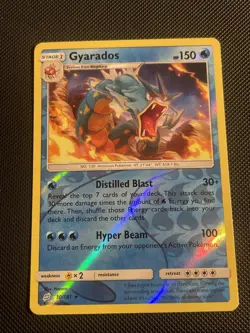 NM-Mint Gyarados - 30/181 - Holo Rare - Reverse Holo Pokemon Team Up - Image 1