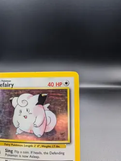 Clefairy 5/102 - Base Set Holo - Vintage Pokemon TCG - MP - Image 3