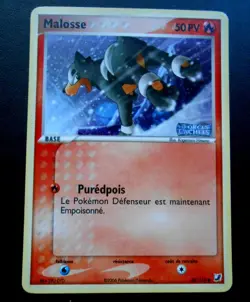 carte pokemon malosse 60/115 holo 60 PV 2006 reverse bloc ex forces cachees - Image 1