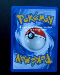 carte pokemon malosse 60/115 holo 60 PV 2006 reverse bloc ex forces cachees - Image 3