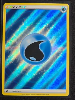 Water Energy 154/159 (Textured Full Art) Crown Zenith Near Mint - Image 1