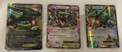 Rayquaza EX Pokemon 3 Card Lot - Image 1
