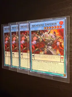 (x4) Archfiend Emperor (ULTRA RARE) BPRO-EN031 (NM/M) 1st Edition Yu-Gi-Oh! - Image 1