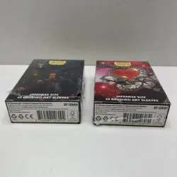 Dragon Shield 2 Packs of 60 Japanese Size Card Sleeves Brushed Seasonal Art - Image 3