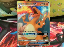 Pokemon TCG Charizard GX Holo Ultra Rare Card Hidden Fates 9/68 - Image 1