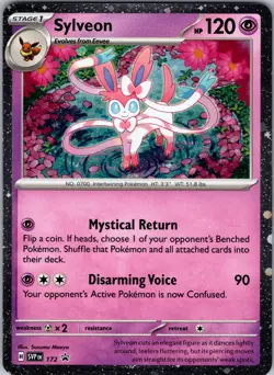 Sylveon SV: Scarlet & Violet Promo Cards Cosmo Holo 172 Near Mint - Image 1
