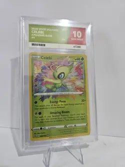 Pokemon TCG Celebi Vivid Voltage Holo Card Rare 009/185 Ace 10 - Image 1