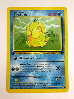 Psyduck 65/82 1st Edition Non Holo Team Rocket - Pokemon Card - NM - Image 1