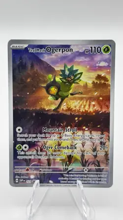 Teal Mask Ogerpon 123 Sv: Scarlet & Violet Promo Cards Holo - Image 1