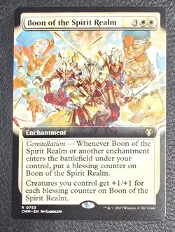 Boon of the Spirit Realm (Extended Art) R Commander Masters 753 MTG Magic Card - Image 1